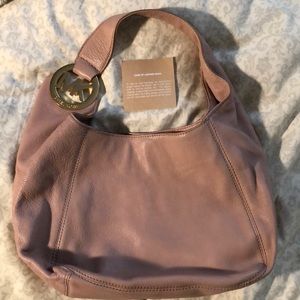 Michael Kors blush pink leather bag